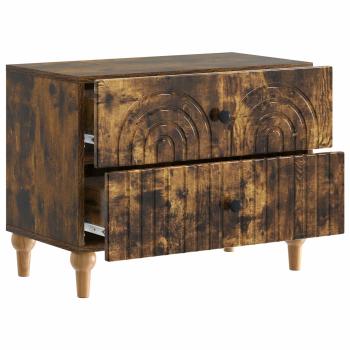 Nachttisch Geräucherte Eiche 62 x 34,5 x 48 cm Holzwerkstoff