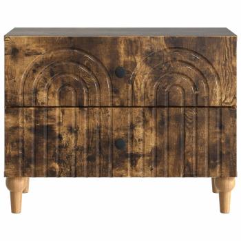 Nachttisch Geräucherte Eiche 62 x 34,5 x 48 cm Holzwerkstoff