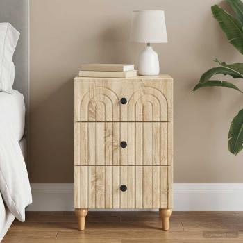 ARDEBO.de - Nachttisch Sonoma-Eiche 43x 41 x 66,5 cm Holzwerkstoff