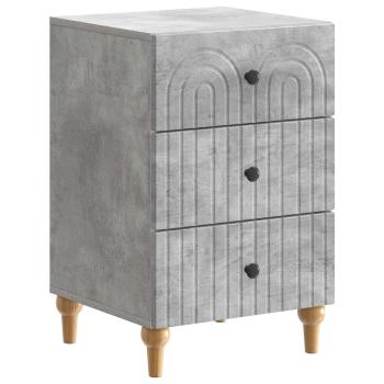 Nachttisch Betongrau 43x 41 x 66,5 cm Holzwerkstoff