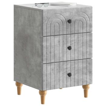 Nachttisch Betongrau 43x 41 x 66,5 cm Holzwerkstoff