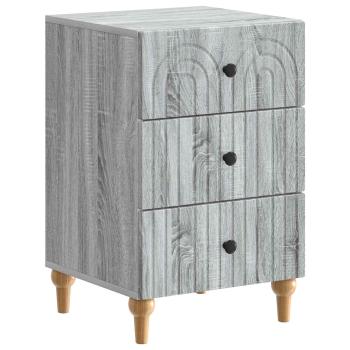Nachttisch Sonoma-Grau 43x 41 x 66,5 cm Holzwerkstoff