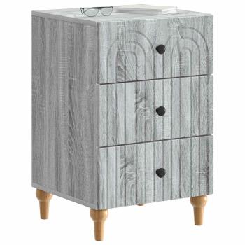 Nachttisch Sonoma-Grau 43x 41 x 66,5 cm Holzwerkstoff