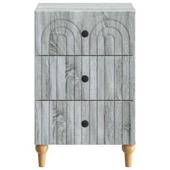 Nachttisch Sonoma-Grau 43x 41 x 66,5 cm Holzwerkstoff