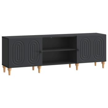 TV-Schränk 150 x 31 x 50 cm Schwarz Holzwerkstoff