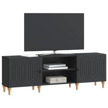 TV-Schränk 150 x 31 x 50 cm Schwarz Holzwerkstoff
