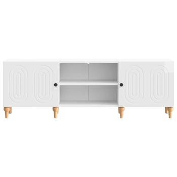TV-Schränk 150 x 31 x 50 cm Hochglanz Weiß Holzwerkstoff