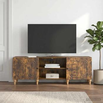 ARDEBO.de - TV-Schränk 150 x 31 x 50 cm Räuchereiche Holzwerkstoff