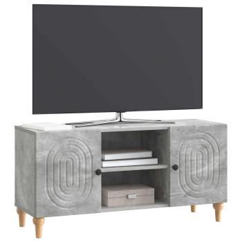 TV-Schränk Betongrau 102 x 34,5 x 50 cm Holzwerkstoff