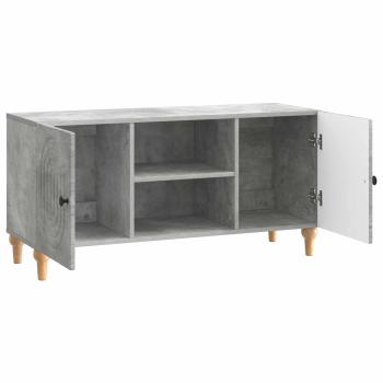 TV-Schränk Betongrau 102 x 34,5 x 50 cm Holzwerkstoff