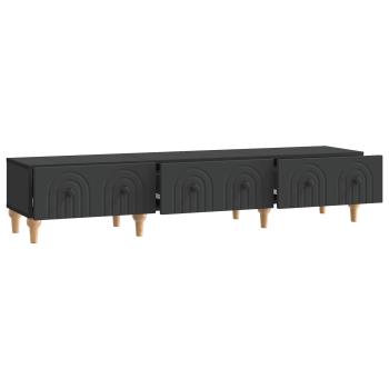 TV-Schränk Schwarz 147 x 34,5 x 30 cm Holzwerkstoff