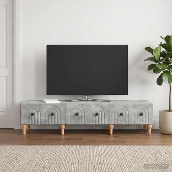 ARDEBO.de - TV-Schränk Betongrau 147 x 34,5 x 30 cm Holzwerkstoff