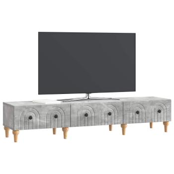 TV-Schränk Betongrau 147 x 34,5 x 30 cm Holzwerkstoff