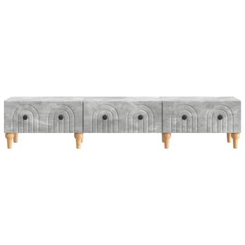 TV-Schränk Betongrau 147 x 34,5 x 30 cm Holzwerkstoff