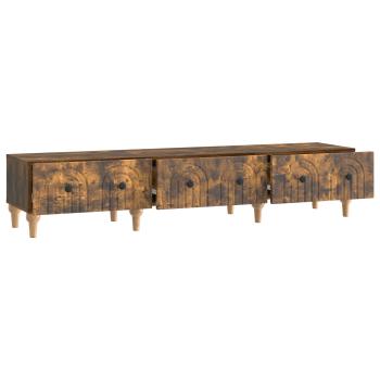 TV-Schränk Geräucherte Eiche 147 x 34,5 x 30 cm Holzwerkstoff