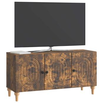 TV-Schränk 99 x 34,5 x 50 cm Räuchereiche Holzwerkstoff