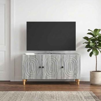ARDEBO.de - TV-Schränk 99 x 34,5 x 50 cm Sonoma-Grau Holzwerkstoff