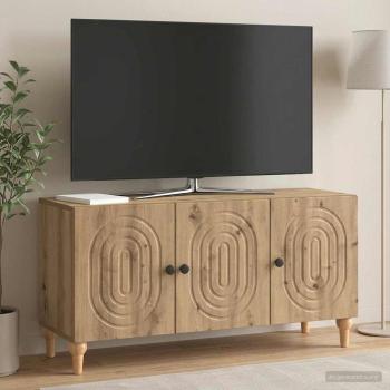 ARDEBO.de - TV-Schränk 99 x 34,5 x 50 cm Artisan-Eiche Holzwerkstoff