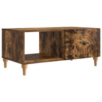 Couchtisch Geräucherte Eiche 90 x 50 x 40 cm Holzwerkstoff