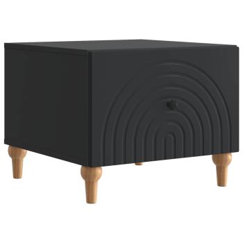Couchtisch mit Schubladen Schwarz 49 x 50 x 40 cm Holzwerkstoff