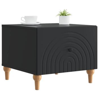 Couchtisch mit Schubladen Schwarz 49 x 50 x 40 cm Holzwerkstoff