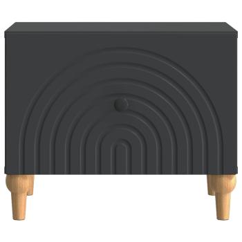 Couchtisch mit Schubladen Schwarz 49 x 50 x 40 cm Holzwerkstoff