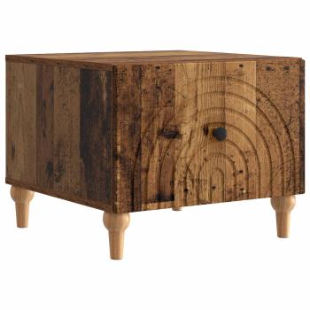 Couchtisch mit Schubladen Altholz 49 x 50 x 40 cm Holzwerkstoff