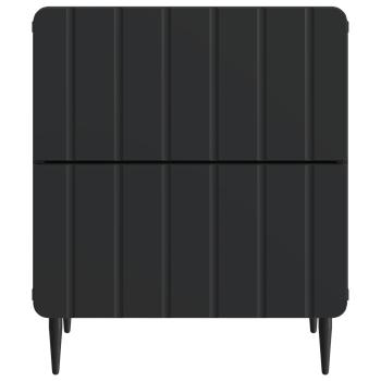 Nachttisch Schwarz 43 x 34,5 x 49,5 cm Holzwerkstoff