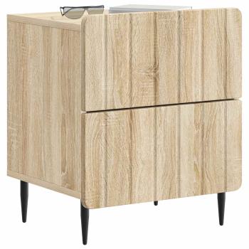 Nachttisch 2 Stk. Sonoma-Eiche 43 x 34,5 x 49,5 cm