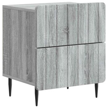 Nachttisch Sonoma-Grau 43 x 34,5 x 49,5 cm Holzwerkstoff