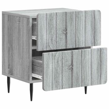 Nachttisch Sonoma-Grau 43 x 34,5 x 49,5 cm Holzwerkstoff