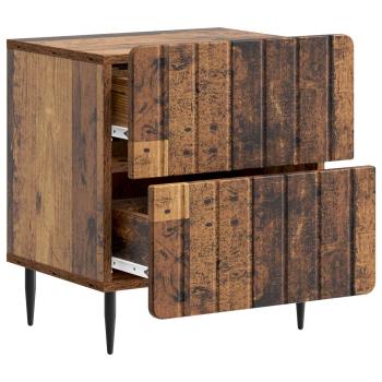 Nachttisch Altholz 43 x 34,5 x 49,5 cm Holzwerkstoff