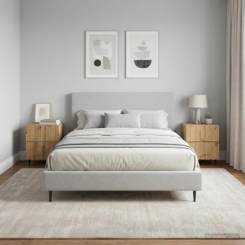 ARDEBO.de - Nachttisch 2 stk. Artisan-Eiche 43 x 34,5 x 49,5 cm