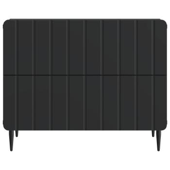 Nachttisch Schwarz 62 x 34,5 x 49,5 cm Holzwerkstoff