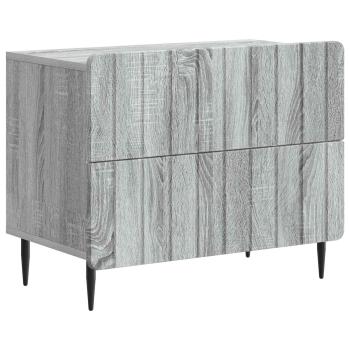 Nachttisch Sonoma-Grau 62 x 34,5 x 49,5 cm Holzwerkstoff