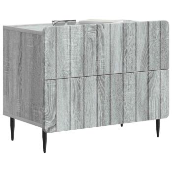 Nachttisch Sonoma-Grau 62 x 34,5 x 49,5 cm Holzwerkstoff