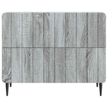Nachttisch Sonoma-Grau 62 x 34,5 x 49,5 cm Holzwerkstoff