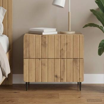 ARDEBO.de - Nachttisch Artisan-Eiche 62 x 34,5 x 49,5 cm Holzwerkstoff
