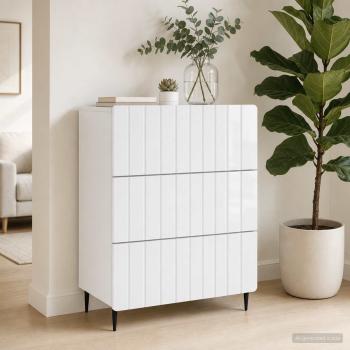 Schubladenschrank 66 x 34,5 x 92 cm Holzwerkstoff