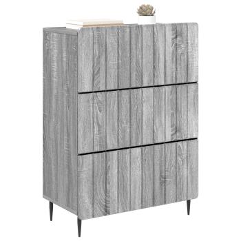 Schubladenschrank 66 x 34,5 x 92 cm Holzwerkstoff Sonoma-Grau