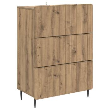 Schubladenschrank 66 x 34,5 x 92 cm Holzwerkstoff Artisan-Eiche