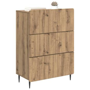 Schubladenschrank 66 x 34,5 x 92 cm Holzwerkstoff Artisan-Eiche