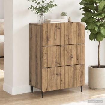 Schubladenschrank 66 x 34,5 x 92 cm Holzwerkstoff Artisan-Eiche