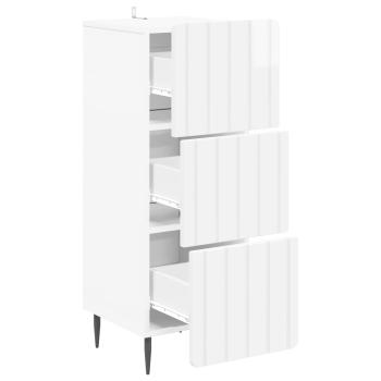 Schubladenschrank 33 x 34,5 x 92 cm Holzwerkstoff