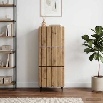 ARDEBO.de - Schubladenschrank 33 x 34,5 x 92 cm Holzwerkstoff Artisan-Eiche