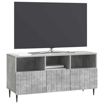 TV-Schränk Betongrau 102 x 34,5 x 50 cm Holzwerkstoff