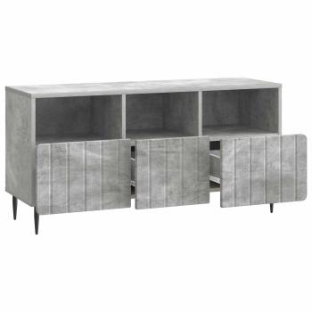 TV-Schränk Betongrau 102 x 34,5 x 50 cm Holzwerkstoff