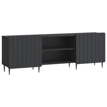 TV-Schränk Schwarz 150 x 31 x 52 cm Holzwerkstoff