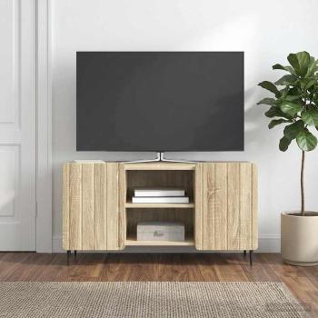 ARDEBO.de - TV-Schränk 102 x 34,5 x 52 cm Sonoma-Eiche Holzwerkstoff