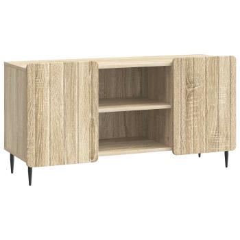 TV-Schränk 102 x 34,5 x 52 cm Sonoma-Eiche Holzwerkstoff